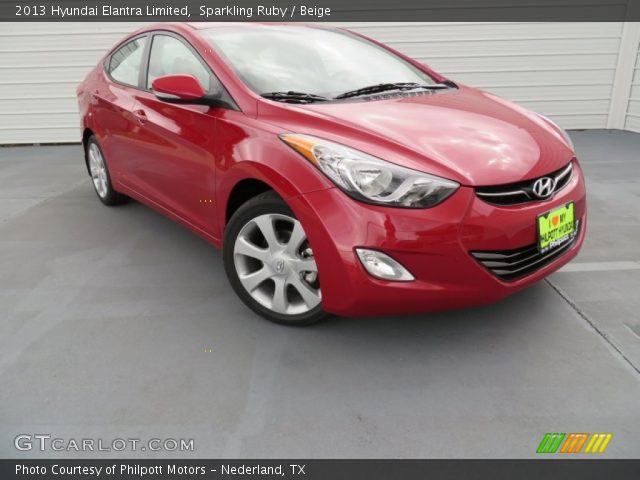 2013 Hyundai Elantra Limited in Sparkling Ruby
