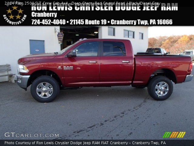 2014 Ram 2500 SLT Crew Cab 4x4 in Deep Cherry Red Crystal Pearl