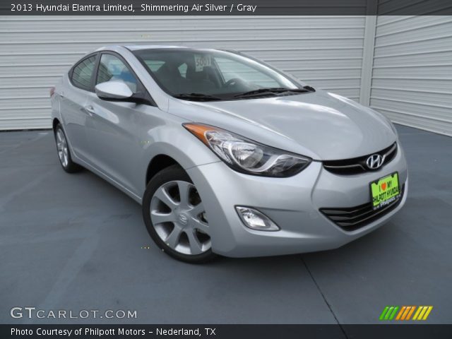 2013 Hyundai Elantra Limited in Shimmering Air Silver