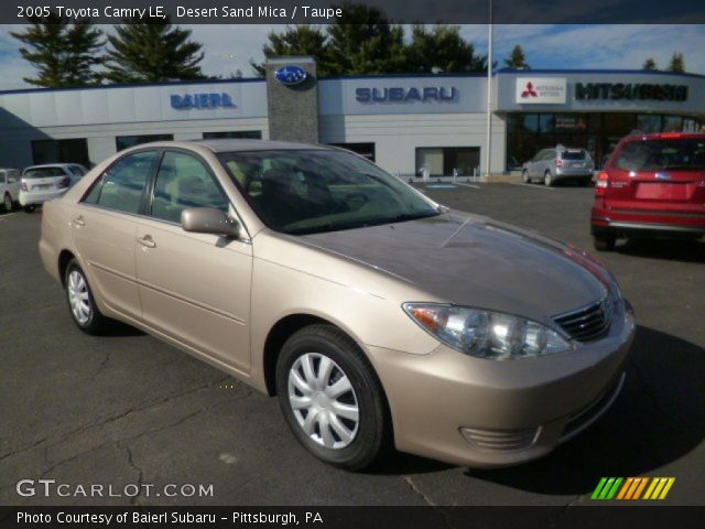 2005 Toyota Camry LE in Desert Sand Mica