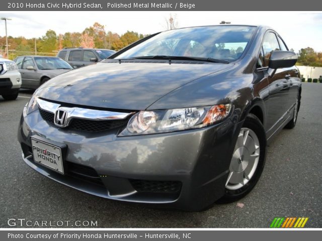 2010 Honda Civic Hybrid Sedan in Polished Metal Metallic