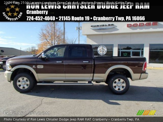 2014 Ram 2500 Laramie Longhorn Crew Cab 4x4 in Western Brown