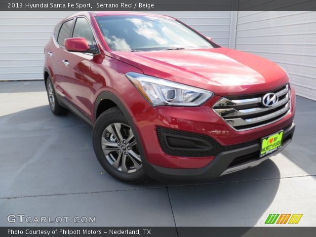 2013 Hyundai Santa Fe Sport in Serrano Red