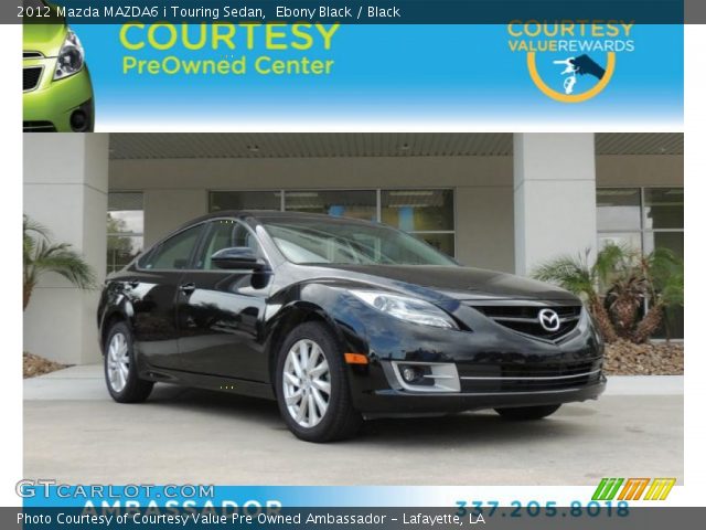 2012 Mazda MAZDA6 i Touring Sedan in Ebony Black