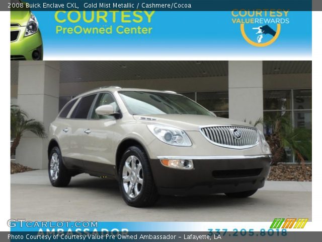 2008 Buick Enclave CXL in Gold Mist Metallic