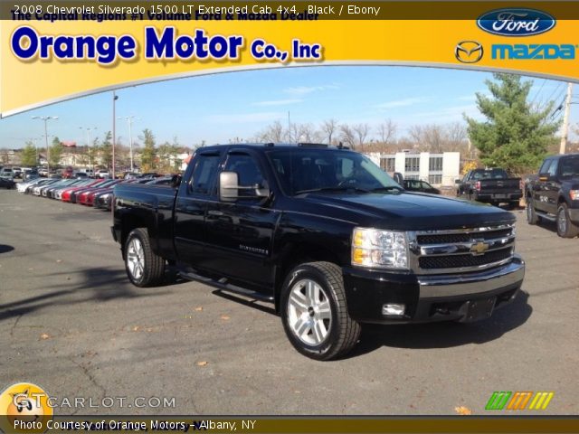 2008 Chevrolet Silverado 1500 LT Extended Cab 4x4 in Black