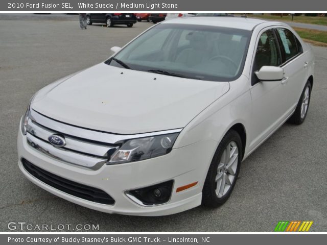 2010 Ford Fusion SEL in White Suede