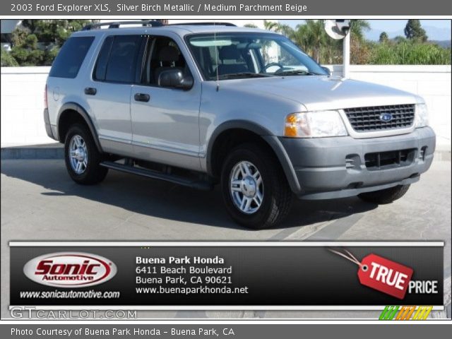 2003 Ford Explorer XLS in Silver Birch Metallic