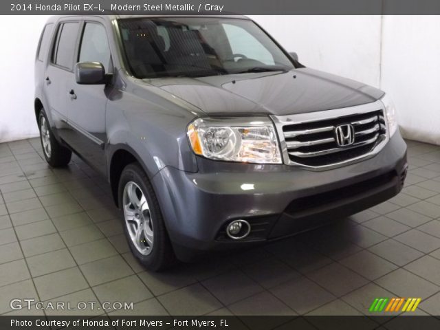 2014 Honda Pilot EX-L in Modern Steel Metallic