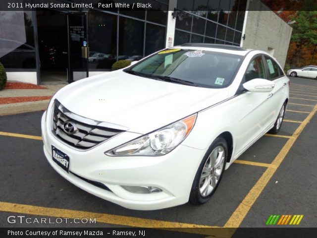 2011 Hyundai Sonata Limited in Pearl White