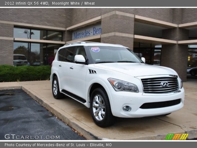 2012 Infiniti QX 56 4WD in Moonlight White