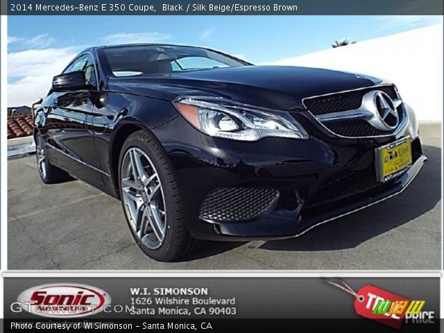 2014 Mercedes-Benz E 350 Coupe in Black