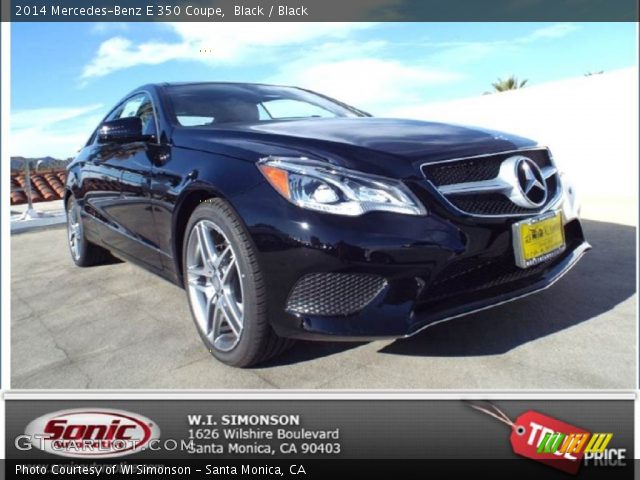 2014 Mercedes-Benz E 350 Coupe in Black