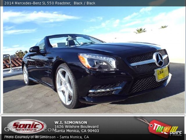 2014 Mercedes-Benz SL 550 Roadster in Black