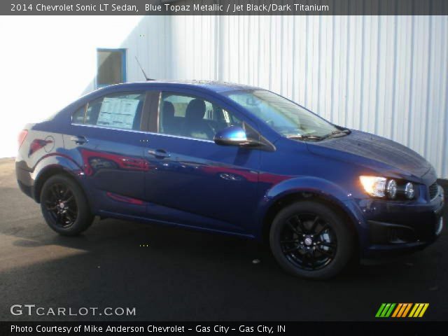 2014 Chevrolet Sonic LT Sedan in Blue Topaz Metallic
