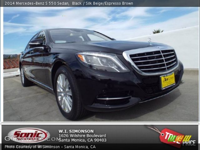 2014 Mercedes-Benz S 550 Sedan in Black