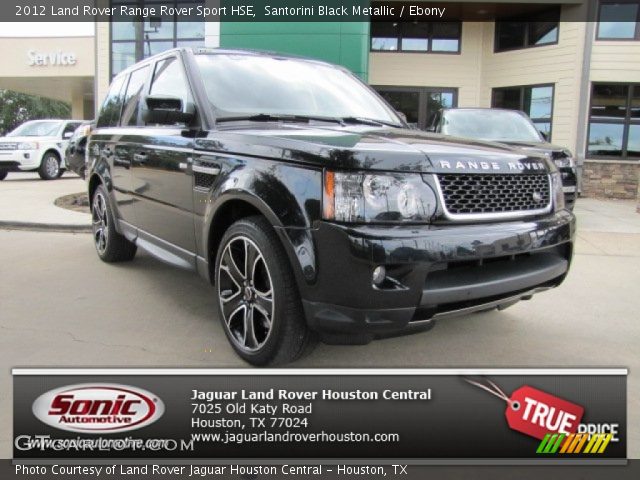 2012 Land Rover Range Rover Sport HSE in Santorini Black Metallic