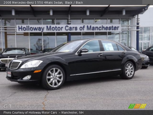 2008 Mercedes-Benz S 550 4Matic Sedan in Black