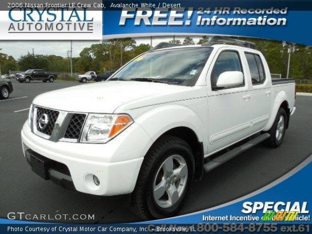 2006 Nissan Frontier LE Crew Cab in Avalanche White