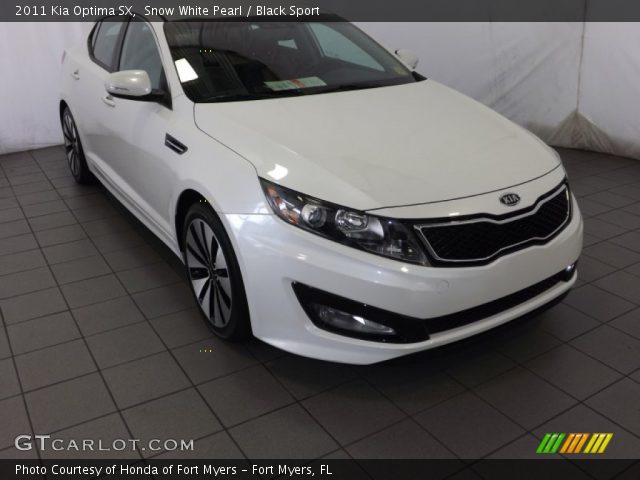 2011 Kia Optima SX in Snow White Pearl