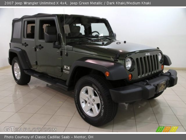 2007 Jeep Wrangler Unlimited X 4x4 in Jeep Green Metallic