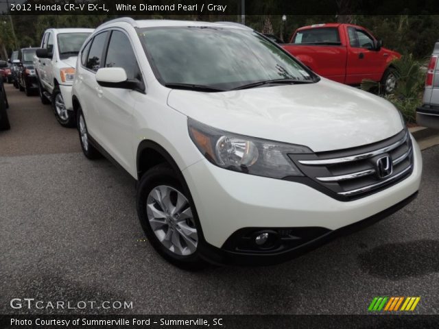 2012 Honda CR-V EX-L in White Diamond Pearl
