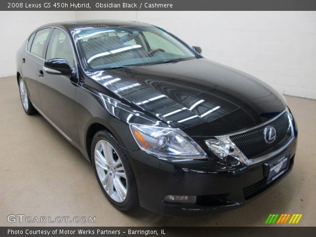 2008 Lexus GS 450h Hybrid in Obsidian Black