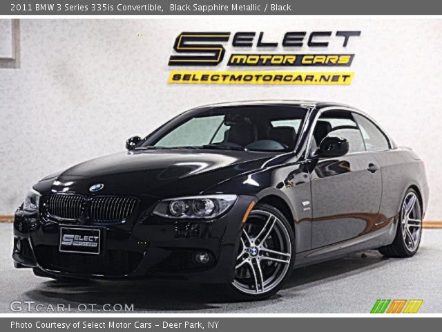 2011 BMW 3 Series 335is Convertible in Black Sapphire Metallic