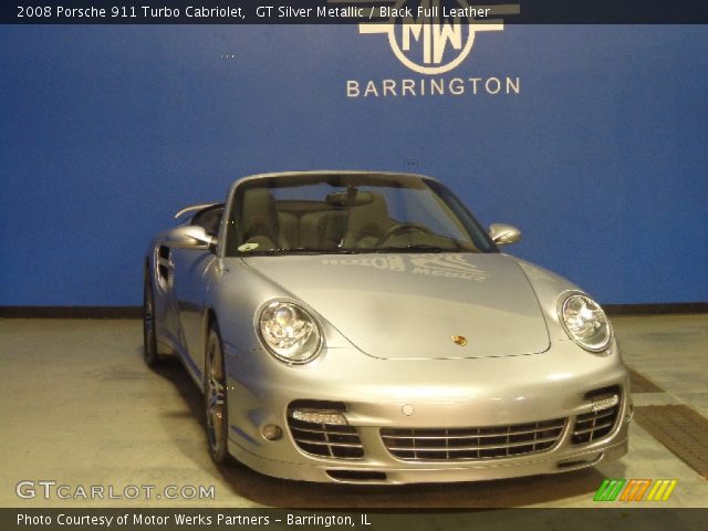 2008 Porsche 911 Turbo Cabriolet in GT Silver Metallic