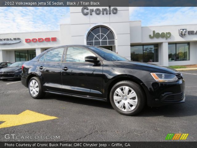 2012 Volkswagen Jetta SE Sedan in Black