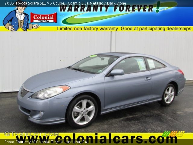 2005 Toyota Solara SLE V6 Coupe in Cosmic Blue Metallic