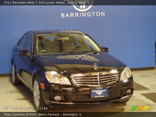 2011 Mercedes-Benz C 300 Luxury 4Matic in Black