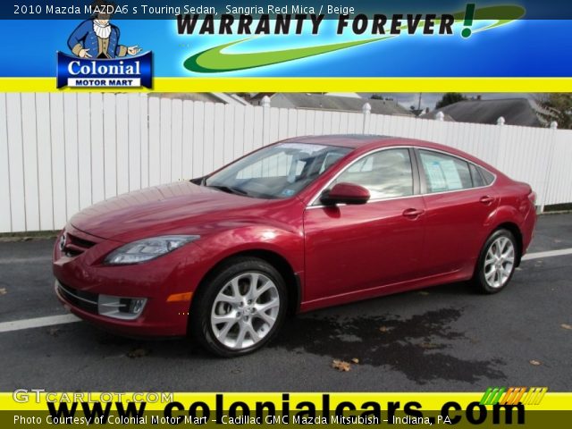 2010 Mazda MAZDA6 s Touring Sedan in Sangria Red Mica