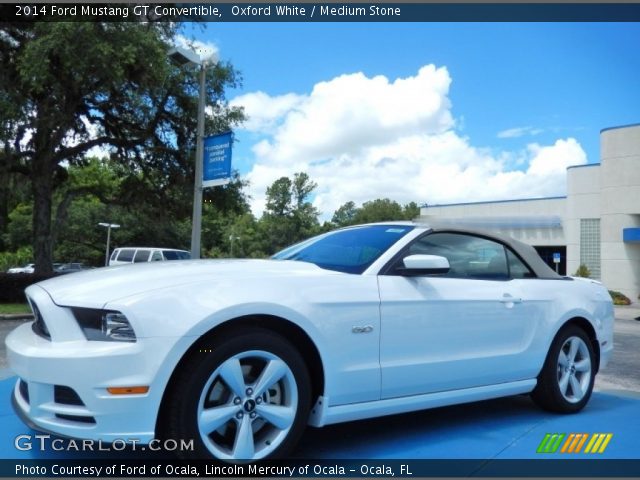 2014 Ford Mustang GT Convertible in Oxford White