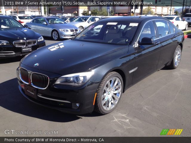 2011 BMW 7 Series ActiveHybrid 750Li Sedan in Black Sapphire Metallic