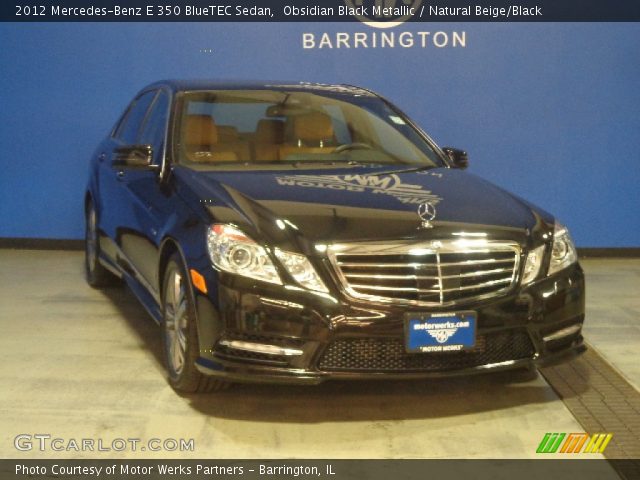 2012 Mercedes-Benz E 350 BlueTEC Sedan in Obsidian Black Metallic