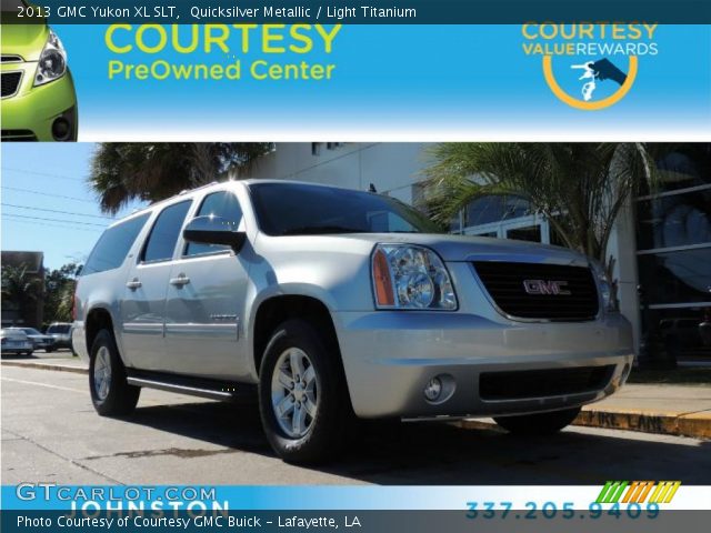 2013 GMC Yukon XL SLT in Quicksilver Metallic