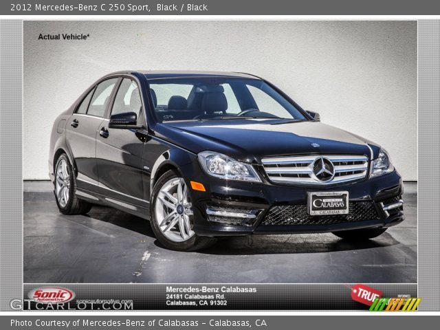 2012 Mercedes-Benz C 250 Sport in Black
