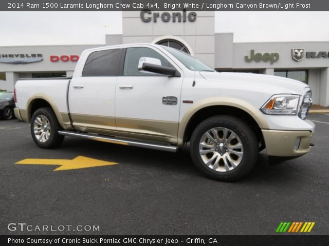 2014 Ram 1500 Laramie Longhorn Crew Cab 4x4 in Bright White