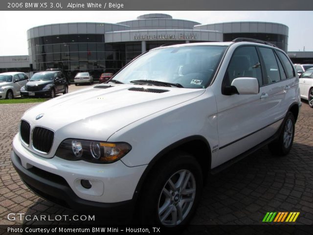 2006 BMW X5 3.0i in Alpine White