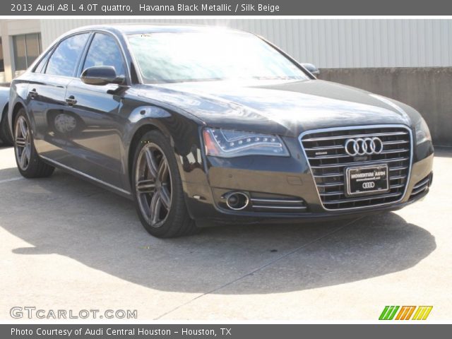 2013 Audi A8 L 4.0T quattro in Havanna Black Metallic