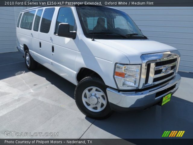 2010 Ford E Series Van E350 XLT Passenger Extended in Oxford White