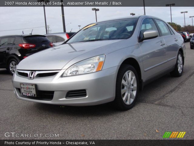 2007 Honda Accord SE V6 Sedan in Alabaster Silver Metallic