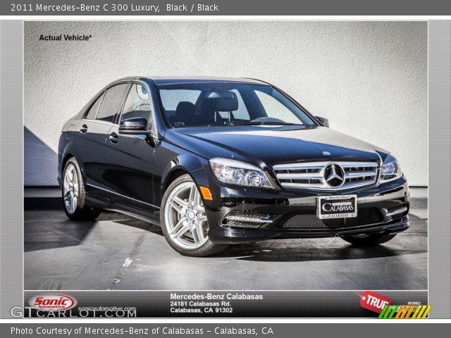 2011 Mercedes-Benz C 300 Luxury in Black