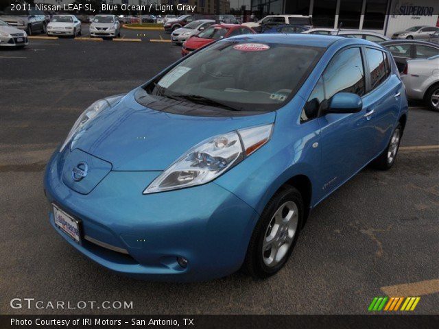 2011 Nissan LEAF SL in Blue Ocean