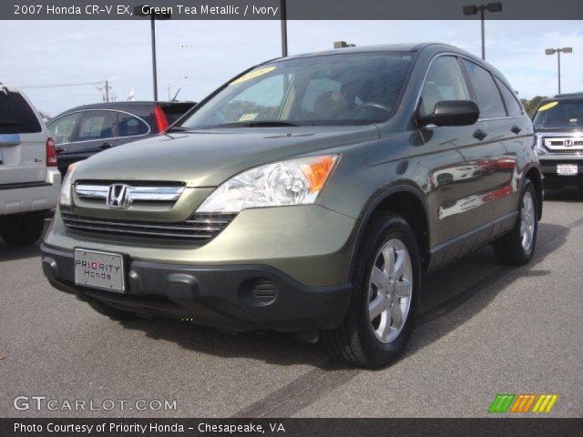 2007 Honda CR-V EX in Green Tea Metallic