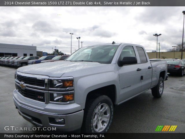 2014 Chevrolet Silverado 1500 LTZ Z71 Double Cab 4x4 in Silver Ice Metallic