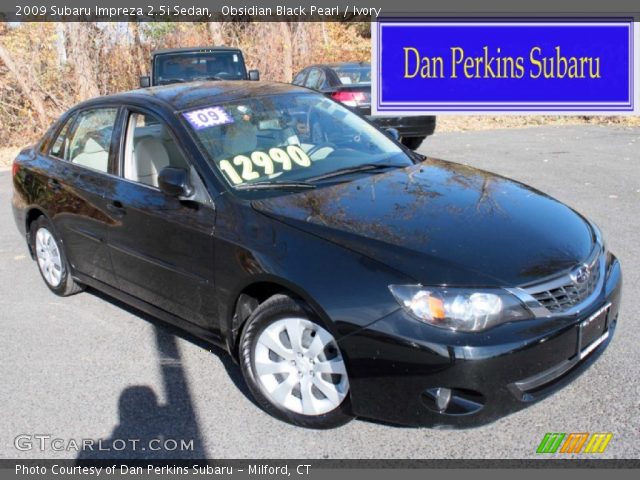 2009 Subaru Impreza 2.5i Sedan in Obsidian Black Pearl