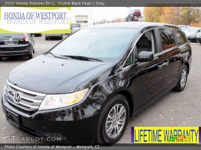 2013 Honda Odyssey EX-L in Crystal Black Pearl