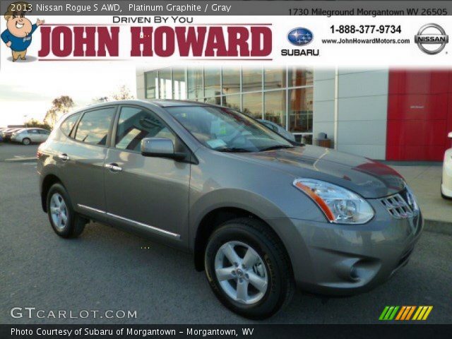 2013 Nissan Rogue S AWD in Platinum Graphite